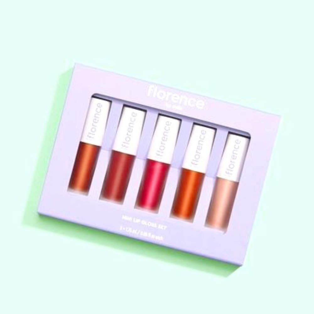 Its wonderful lip gloss set By Florence mills